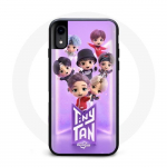 Coque pour Iphone X BTS TinyTAN Animation Affiche RM Jin Suga J-Hope Jimin Jungkook Et V