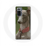 Coque pour Xiaomi Redmi Note 10 Pro L&eacute;vrier greyhound Gris