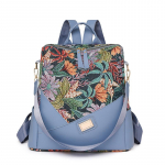 Naiste seljakott Suure mahutavusega tr&uuml;kitud reisiseljakott Style1 sinine