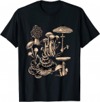 Seeneseente t&uuml;&uuml;bid Cottagecore Mycophile Mushroom Lover Unisex T-s&auml;rk S