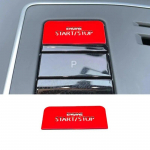 Car Engine Start Stop Button Switch Cover Trim sticker Fit For Volkswagen VW Golf 8 MK8 AT Auto Accessories -2022 punane