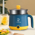 Elektrilise poti rameni pliit USA adapteriga nuudlid kollane