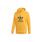 Adidas Originals Trefoil Kapuutsiga S&auml;rk Meeste Kapuutsiga S&auml;rk Kuldne GD9923 XS