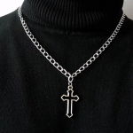 Goth Streetwear Kaelakeed Grunge Cross Ripatsid Naiste Meeste Kaelekett Indie Ehted Kaelal 2021 E T&uuml;drukute Choker Esteetiline Kpop 5