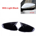 Hyundai Accent Solaris I30 2012-2016 jaoks Auto tahavaate k&uuml;ljepeegli kate Tiiva kork V&auml;lisukse kleebise &uuml;mbris Liist S&uuml;sinikkiust with light Black