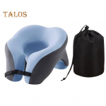 Portable Travel Neck Support Pillow with Storage Bag Ergonomic Design Soft Wear Resistant Easy to Carry Neck Pillow must