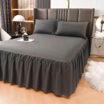 &Uuml;hev&auml;rviline voodiseelik &Uuml;hekohalise voodi kate Hulgim&uuml;&uuml;k Libisemiskindel madratsikaitse 1,2M/1,5M/1,8M/2M (Ilma padjap&uuml;&uuml;rita) 1PC 180x200cm skirt