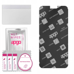 apgo MATTE Hybrid protective glass compatible with Oppo F7, flexible nano glass, great replacement for tempered glass, scratch-resistant, full glue