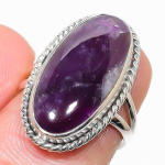 Looduslik Tiffany kivi v&auml;&auml;riskivi 925 prooviga h&otilde;be ehted s&otilde;rmus S.6 u3j58