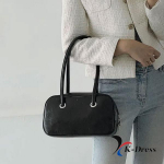 Suvine Igap&auml;evane Roosa Nahast Moodne Ruudukujuline O-R&otilde;ngaga &Otilde;lakott (6 v&auml;rvi) barbie roosa v&auml;rv