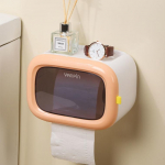 Tualettpaberi karp Vannituba Tualettpaberi hoiukarp Seinale paigaldatav L&ouml;&ouml;givaba Veekindel oranž