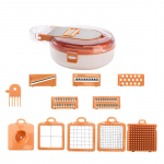 K&ouml;&ouml;giviljal&otilde;ikur 9-&uuml;hes Multifunktsionaalne k&ouml;&ouml;giviljal&otilde;ikur koduk&ouml;&ouml;gi kartuli- ja riiviks k&ouml;&ouml;giviljal&otilde;ikuriks 1pcs oranž