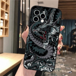 Dragon Art telefoni&uuml;mbris iPhone'ile Samsung Galaxy Redmi Xiaomi Oppo OnePlus Note SA 7 8 9 10 11 12 13 14 20 21 22 23 53 54 Pro Max Plus Ultra TPU Soft iPhone 6 or 6S