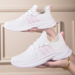 2024. aasta mood Mugavad spordijalatsid Unisex &otilde;pilastele Paarid Vabaajalised hingavad v&auml;lijooksutossud 16 v&auml;rvi 36 valge