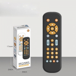 Beebiteleri kaugjuhtimispuldi m&auml;nguasi, pehme silikoonist hambakaas, muusikaline esitus, kaugjuhtimispult, valguse heli Alusharidus lastele