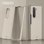 Samsung Galaxy Z Fold 6 &uuml;mbrisele &Uuml;li&otilde;huke matt nahas&otilde;bralik p&otilde;rutuskindel kaitse Kokkupandav k&otilde;va seljaga kaane tarvikud Funda For Galaxy Z Fold 6 roheline