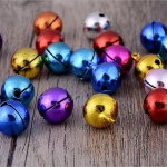 20/40/100/200 tk 6/8/10/12 mm isetegemine festivalipeoks lahtised helmed J&otilde;ulukellade kaelakee k&auml;ev&otilde;ru ripats 20Pcs 12mm mitmev&auml;rviline