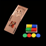 1 kaardipakk ja 50 t&uuml;kki &uuml;mmargused m&auml;ngurekvisiidid Roosa kullast fooliumist PET-plastist m&auml;ngukaardid Vee- ja kulumiskindlad m&auml;ngukaardid