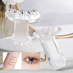 Alumiste ripsmete templi &scaron;abloon k&auml;epidemega, laisk meik ripsmete all, silikoonist mall, kunstripsmete printimise t&ouml;&ouml;riist