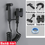 K&auml;eshoitav WC bideesegisti pihusti roostevabast terasest vannitoa bidee pihusti komplekt k&auml;sipihusti du&scaron;ipea isepuhastuv ilma l&ouml;&ouml;gita G1/2