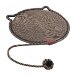 Kassikraapimismatt Naturaalsest puuvillast n&ouml;&ouml;rist kraapimismatt Kassik&otilde;rvakujundusega kriimustaja koos pallim&auml;ngum&ouml;&ouml;bli kaitsega seinadiivani vaipdiivanile S lilla