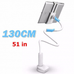 Paindlik pika k&auml;ega tahvelarvuti aluse hoidik iPad Air Pro Mini Galaxy Tab Xiaomi Lenovo 4.7-11\ klambriga kinnitatavale tahvelarvuti telefonihoidjale