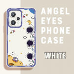 iPhone'i jaoks Samsung Huawei Honor Xiaomi Redmi OPPO Realme Vivo telefoni&uuml;mbris, v&auml;rvitud muster, pehme kummist t&auml;iskaanega kaamera kaitse disain kest Xiaomi 12T/12T Pro valge