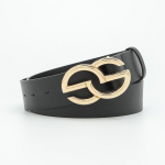 Metallist pandlaga Lihtne vabaaja kaunistus Teksap&uuml;ksid V&ouml;&ouml; Topelt G Retro Kleit V&ouml;&ouml; Naistele 107x3.8cm must