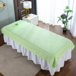 100X200cm roosiga tr&uuml;kitud hingamisauk Beauty voodikate Spa massaažilaua lina voodilina kate 100*200cm valge