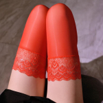 Naiste seksikas &otilde;li, l&auml;ikivad reied k&otilde;rged sukad, pitsist &uuml;laosaga sukkp&uuml;ksid 8D pikad &uuml;le p&otilde;lve siidsukad One Size