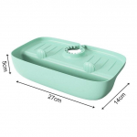 Silikoonist k&ouml;&ouml;gisegisti matt valamu pritsmepadi &auml;ravoolupadi vannitoa t&ouml;&ouml;pinna kaitse &scaron;ampooni seebi dosaator kiirkuivamisalus valge