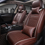 Veekindel autoistme kate Universaalne nahast auto esiistmepadi koos patjade v&otilde;i ilma padjata 1PCS（with pillow） kohv
