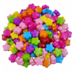 20 tk segav&auml;rvilised pehmed keraamilised helmed, s&uuml;da &uuml;mmargune karu, pehmed savihelmed ehete valmistamiseks kaelakee k&auml;ev&otilde;ru ripatsite tarvikud 20Pcs 11mm Flower