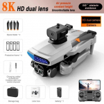 Uus LYZRC D6 PRO droon ESC kahe kaameraga HD &otilde;hufotograafia takistuste v&auml;ltimise WIFI FPV Quadcopter laste m&auml;nguasja kingitus Dual camera 1 battery must