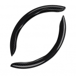 2 tk rooliratta katted kulumiskindlad libisemiskindlad mugavad k&auml;epidemed ergonoomiline disain universaalselt sobiva rooliratta kaitsega auto lisavarustus valge