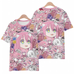 Mood Anime Manga T-s&auml;rgid Naiste T-s&auml;rk 3D Prindiga T&auml;navar&otilde;ivad Meeste Naiste Suur l&uuml;hikeste varrukatega T-s&auml;rk Laste T-s&auml;rgid Topid R&otilde;ivad S
