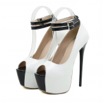 Seksikad Naiste Sandaalid Striptiisikingad Platvorm Peep Toe Mudel Postitants K&otilde;rged Kontsad &Ouml;&ouml;klubikingad 42