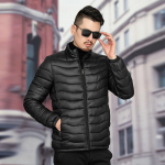 Meeste talvejope Kvaliteetne paksust puuvillast polsterdatud mantel Parka Man Outwear XL