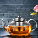 400ml/600ml/800ml/1000ml kuumakindel klaasist teekann Lilletee Puer veekeetja kohviteekann koos infusiooniga 400ml