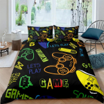 3 tk M&auml;nguri tekikoti komplekt Voodipesu Queen King Lapsed Poisid T&uuml;drukud Voodikomplekt M&auml;ng tekkikott Tekikott Pol&uuml;ester Voodipesukomplekt 200x230cm 3pcs