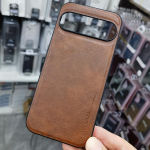 Luksuslik &auml;ri nahast X-Level &uuml;mbris Google Pixel 9 Pro jaoks Pixel 9 Pro XL Retro &auml;ri X Level PU nahast tagumine p&otilde;rutuskindel kaitsekest Choose Your Model&For Pixel 9 Pro pruun