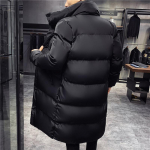 Talvine vabaaja pikk sulejope Meeste vabaaja mood Parka meeste paks tuulejope M