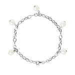 LOVA LOLA VAN DER KEEN - Bracelet - Joaillerie Prestige - V&eacute;ritable Perle de Culture d'Eau Douce - Argent Massif 925 Milli&egrave;mes - Bij