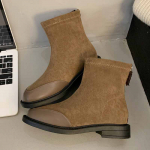 Seemisnahast paksud naiste poolsaapad Disainer Mood vabaajajalatsid Talv Uus trend Hubane kleit Elegantne Goth Botas Mujer 35