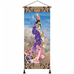 Retro seinakunst l&otilde;uendipildid Vintage Jaapani gei&scaron;a kimono Ukiyo-e naine plakat Restoran Kodu Elutuba Rippuv maal 30x80cm