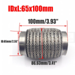 ID:65MM/75MM auto v&auml;ljalasketoru teleskoopne painduv &uuml;hendus terasv&otilde;rk l&otilde;&otilde;ts roostevabast terasest summuti toru keevitatud universaalne