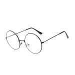 Retro metallist ilma dioptrita moodsad &uuml;mara raamiga l&auml;bipaistvad prillid One Size must