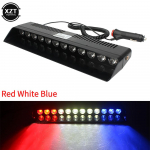 Auto vilkuvate tulede lamp 12 LED-i punane/sinine/merevaigukollane/kollane/valge politsei led-vilku avarii-hoiatustuli autole 12V 12W