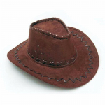 L&auml;&auml;ne kauboim&uuml;ts odava hinnaga kauboim&uuml;ts Gentleman Cowgirl dž&auml;ssim&uuml;tsile pruun