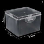 L&auml;bipaistev kaanega hoiukast ehete jaoks kirjatarvete peakatete jaoks Ristk&uuml;likukujuline kollektsiooni&uuml;mbris Mitmeotstarbeline kodukorrakarp B